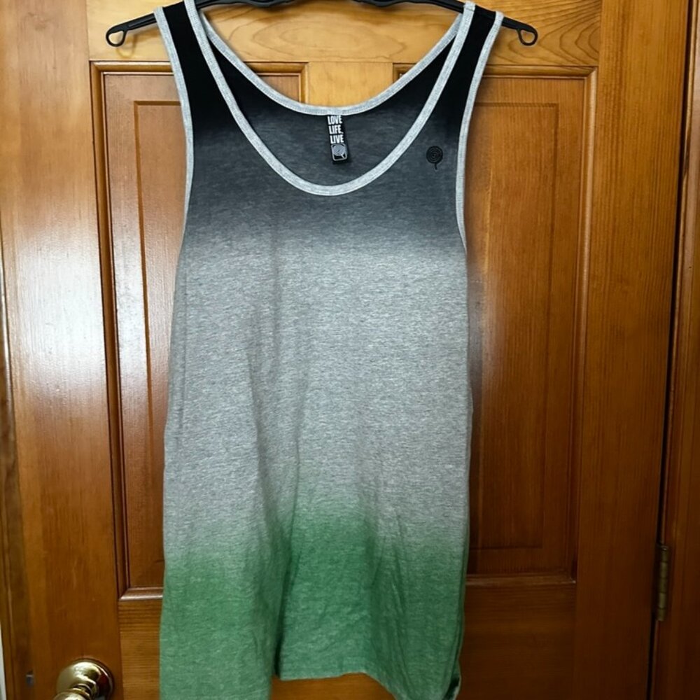 Candy Grind Men's Tie Dye Tank Top Size Large